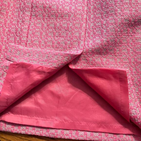 Calvin Klein A line Sleeveless Pink Midi Dress Size 10 Preppy - Picture 9 of 11